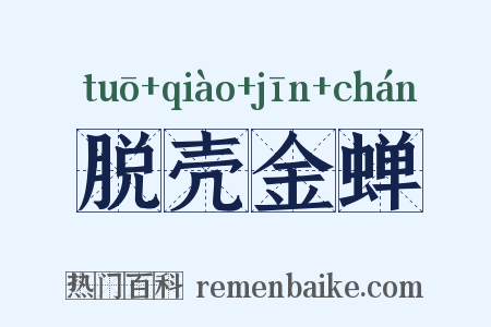 脱壳金蝉是什么意思的图片